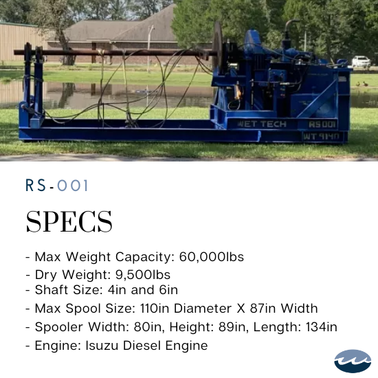 Light Duty Spooling Unit Rentals